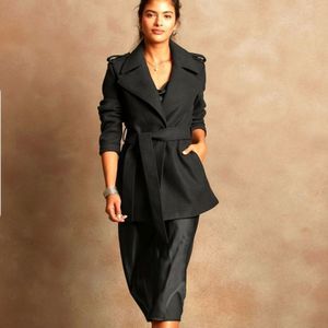 Banana Republic Belted Collar Jacket-Coat